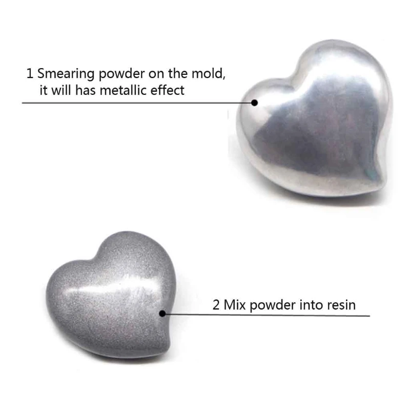 

11 Colors Metallic Epoxy Resin Pigment Metallic Mica Powders Resin Colorant Dye 1XCA