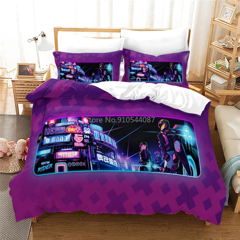 

Car Games 3d Bedding Set Neon Rider Drives Sport Cars Printed Duvet Cover Set Pillowcase Twin Full Queen King Size Free Shipping