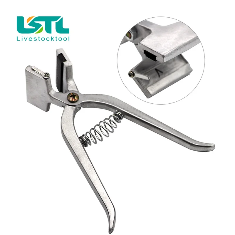 Кролик Домашние животные кошки собаки управление Ушные бирки инструменты