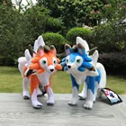 2 стиля аниме Блестящий Сумерки Lycanroc плюшевая с биркой мягкая игрушка мультфильм мягкая кукла