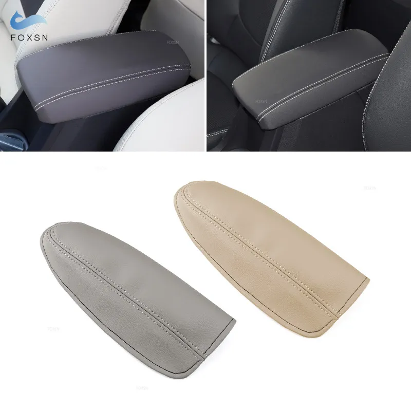

Soft Leather Armrest Cover For Toyota Corolla 2021 Car Interior Center Control Armrest Box Skin Cover Trim