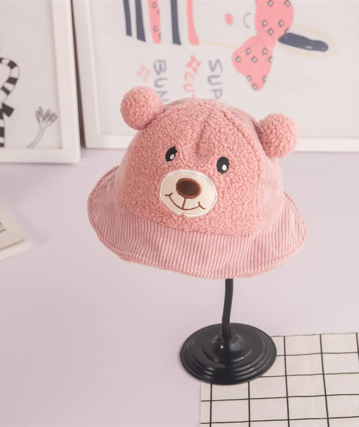 От 2 до 5 лет Детская мультяшная ведро шляпа бейсболка шапка сезон осень зима с