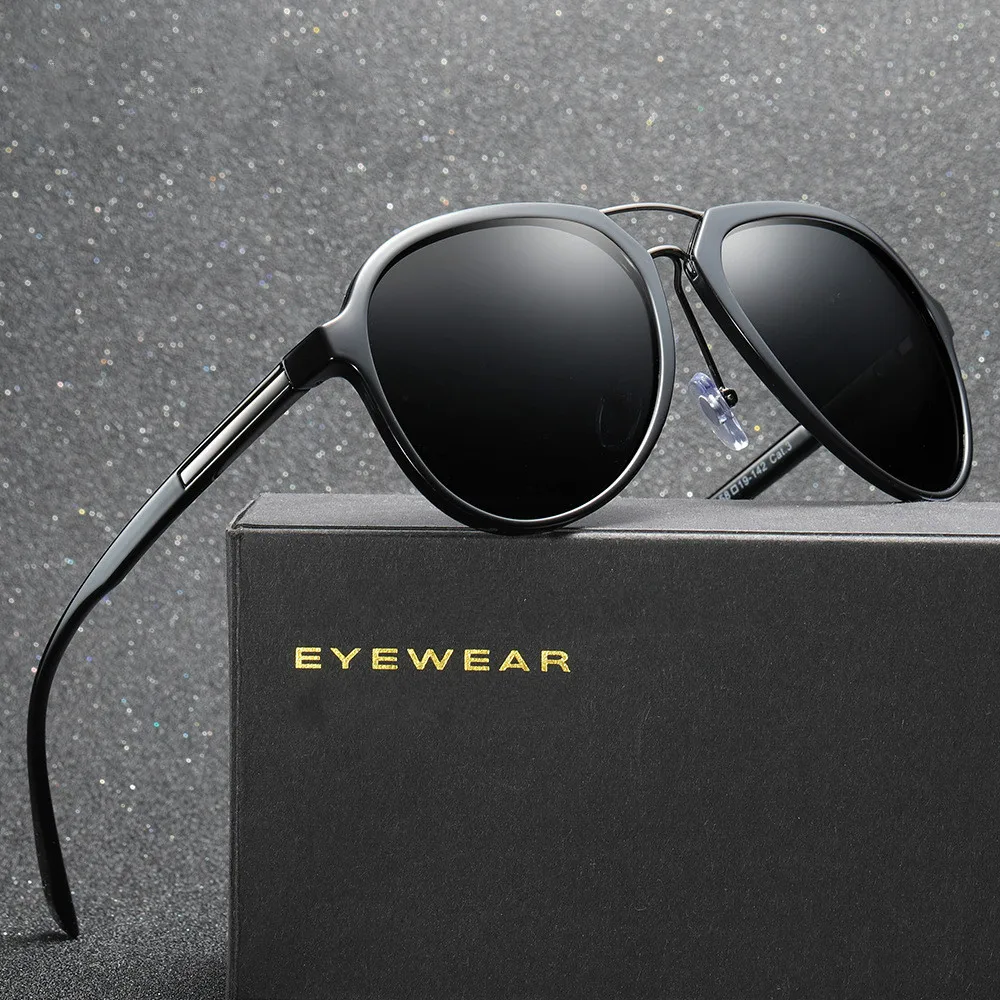 Поляризованные мужские зеркала из углеродного волокна винтажный ультра