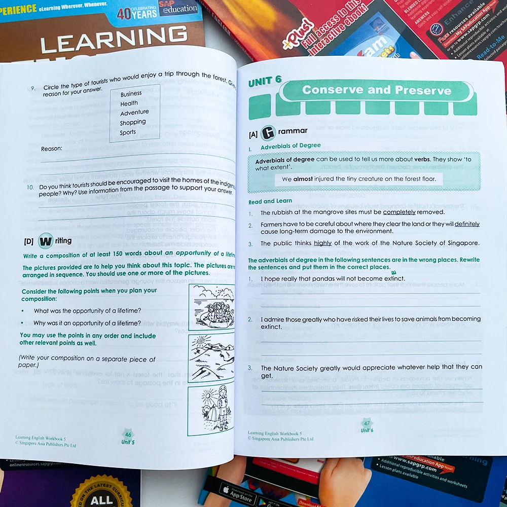 6 книг/набор SAP образование для детей возрастом 1 Класс дети изучают английский