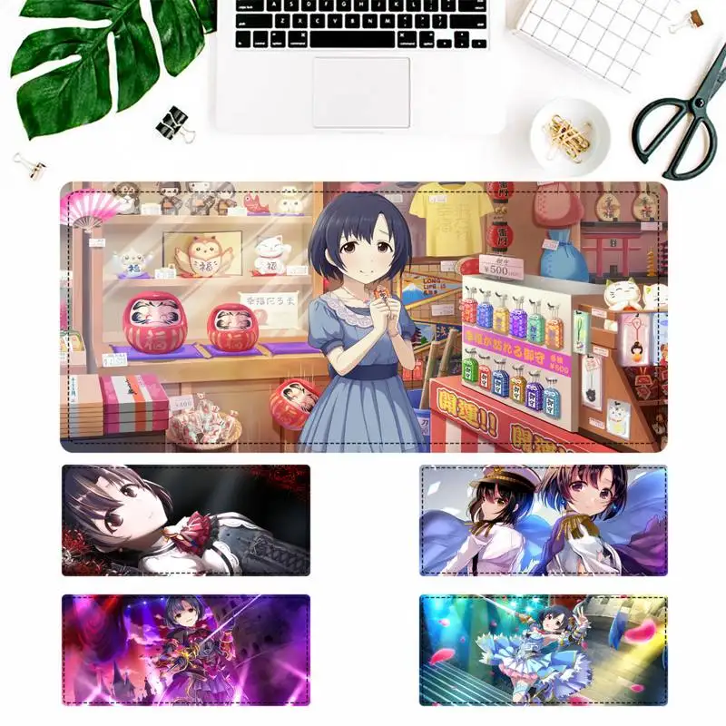 

Art THE iDOLM STER Hotaru Shiragiku Mouse Pad Laptop PC Computer Mause Pad Desk Mat For Big Gaming Mouse Mat For Overwatch/CS GO