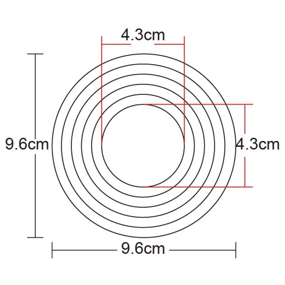 Металлические штампы слой круглая рамка новинка 2020 форма для вырезания