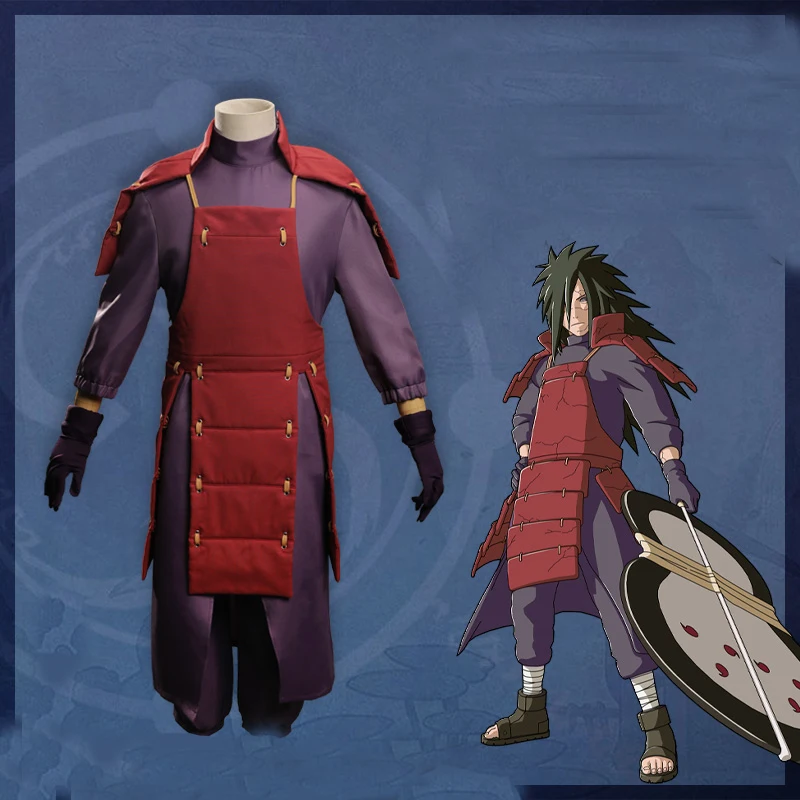 Костюм для косплея Uchiha Madara топ и штаны костюмы на Хэллоуин карнавальный костюм| |