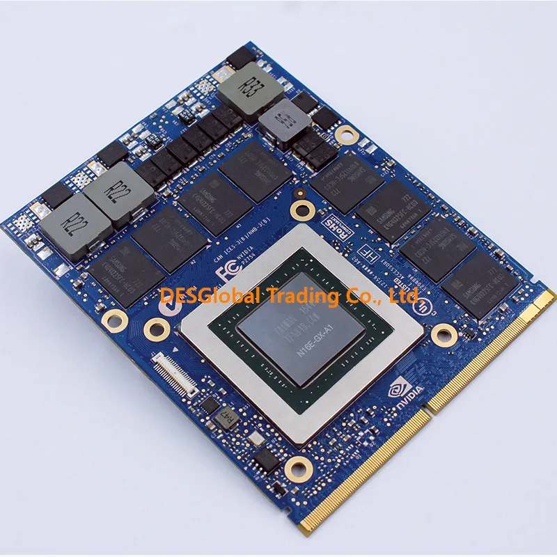Видеокарта GTX 980M 8G GTX980M для Dell M17X R4 R5 M18X R2 R3 с x-кронштейном N16E-GX-A1 8 ГБ GDDR5 MXM, полностью протестированная