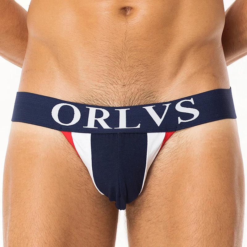 Мужские трусы джоки C желтые брифы из хлопка бандаж стринги сексуальное нижнее