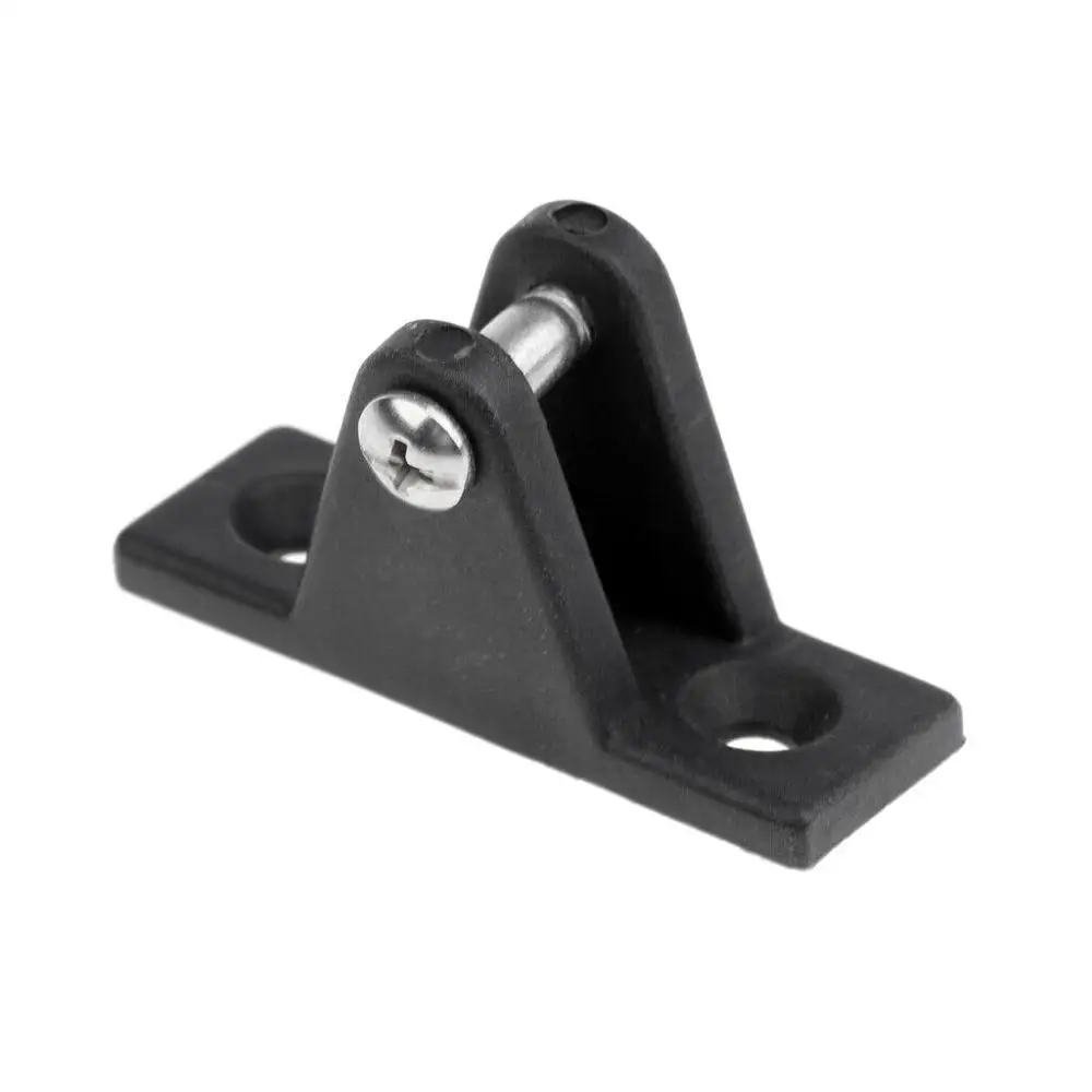 

Black Nylon 3/4" Deck Hinge Boat Bimini Top Fitting Pin Plastic for Kayak Canoe Marine Hardware