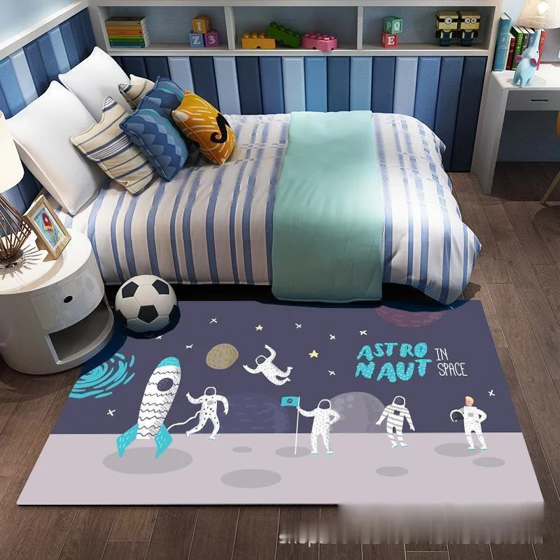 

Children's Room Bedside 3D Printed Carpet Cartoon Children's Crawling Carpet Living Room Decoration Carpets for Living Room