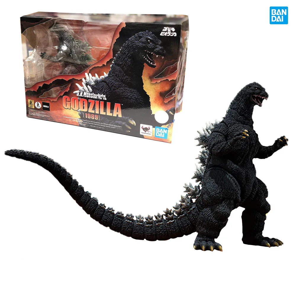 

In Stock Bandai Original S.h.monsterarts Godzilla Vs Biollante 1989 16Cm Collectile Model Anime Action Figure Toys