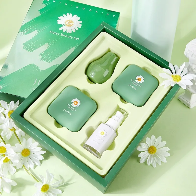 

Daisy cosmetic Makeup Kit contain BB Cream Concealer Oil Control Isolation Cream Setting Powder Brighten Skin kit maquiagem