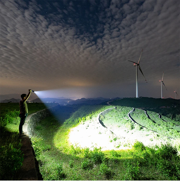 

Led flashlight XHP90.2 XHP70 USB Lamp Zoom Tactical Torcho utdoor lighting 18650 26650 Rechargeable Battey