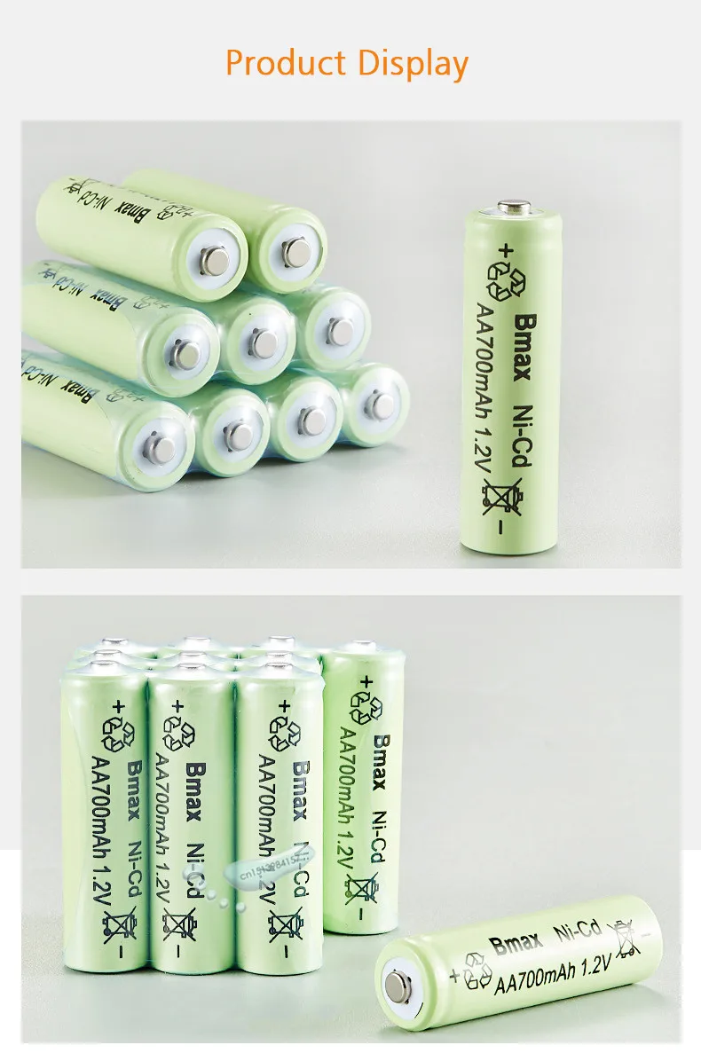 Аккумуляторная батарея kpay 2 шт./Лот 1 в AA 700 мАч | Электроника