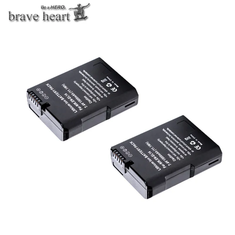 2x EN-EL14 en-el14a RU EL14 el14a Батарея декодировать bateria+ usb зарядное устройство для nikon d5300 d5200 d5100 d3100 d3200 P7100 P7800 - Цвет: 2battery