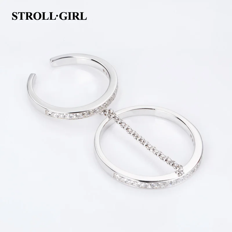 Женское кольцо на палец Strollgirl новое ювелирное изделие из стерлингового серебра
