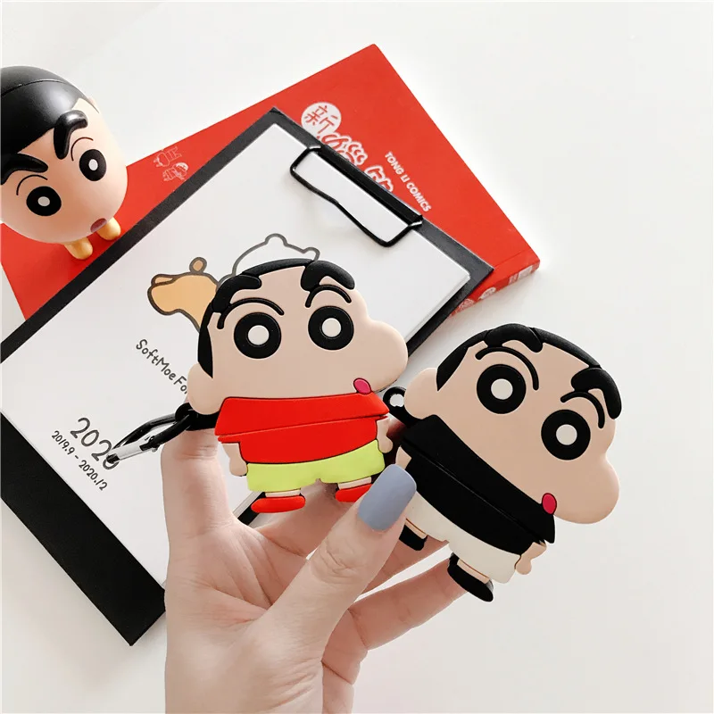 Чехол для AirPod 2 мягкий силиконовый чехол с 3D рисунком беспроводных наушников Apple