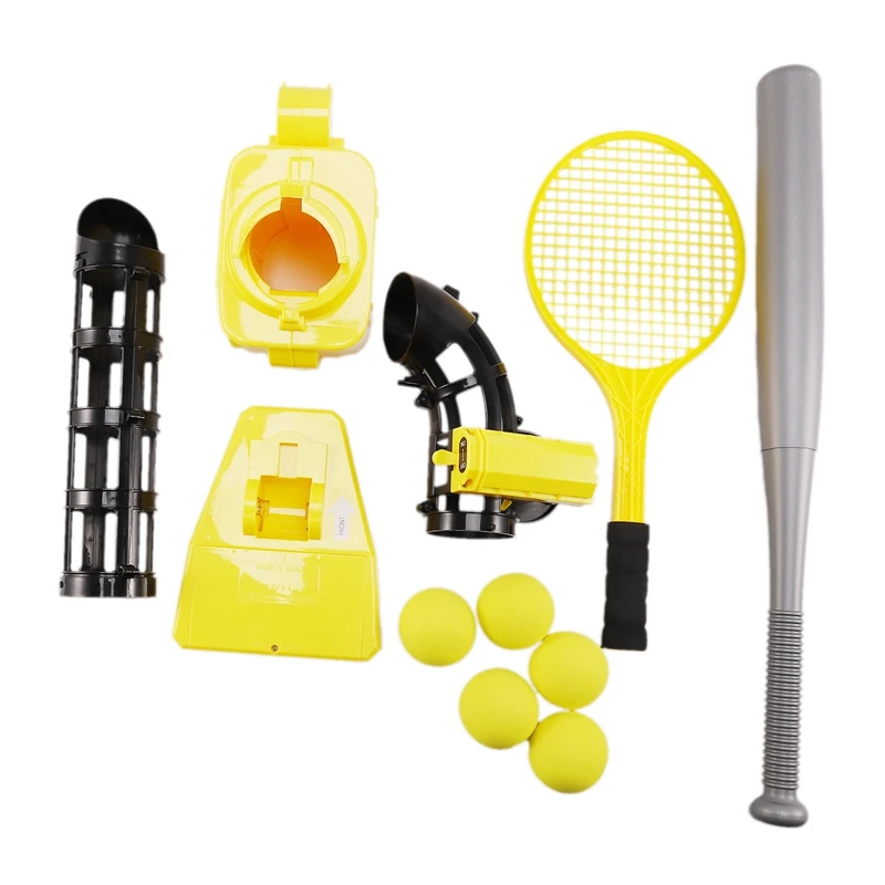Ball Pitching Game Machines Baseball Tennis Training Learning Early Development Active Toys Outdoors Sports for Kids Girls Boys |