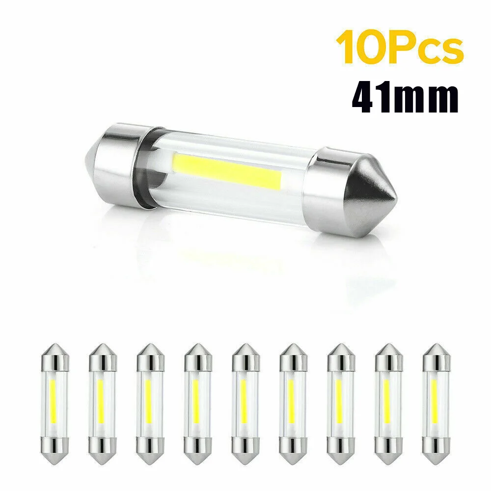 

White LED 160LM 41MM Durable COB Interior Glass Festoon Dome Reading Light