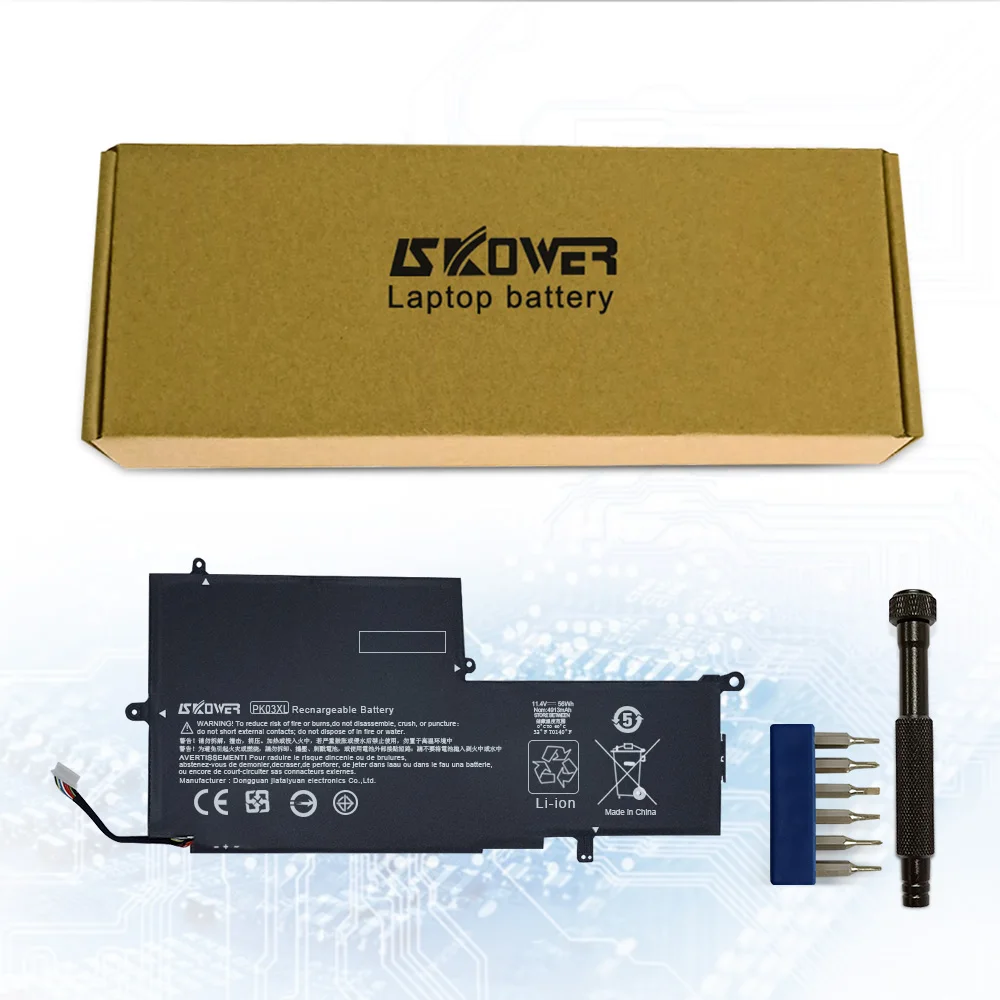 Аккумулятор для ноутбука HP Spectre X360 13 13-4000nf 13-4006tu 13t 789116-005 PK03XL 4810 мАч + Бесплатные