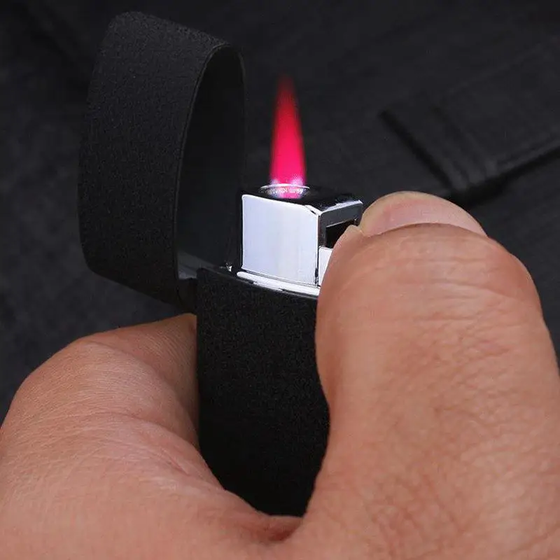 Газовая зажигалка ультратонкие портативные металлические зажигалки матовое