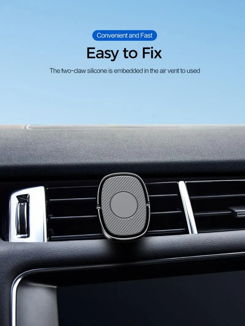 360 Rotation Mini Car Phone Holder For Huawei P30 Universal GPS Magnetic Dashboard IPhone Bracket Support | Автомобили и