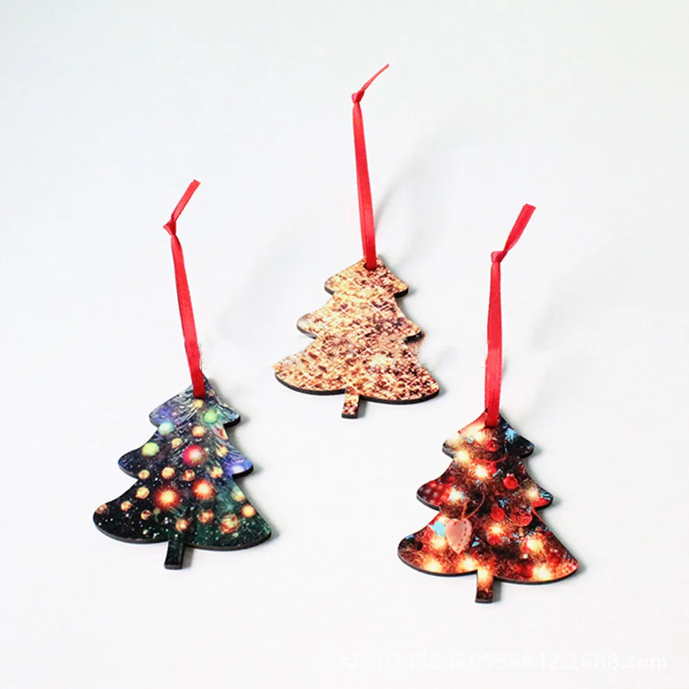 Сублимационная заготовка теплопередающая печать украшение для рождественской