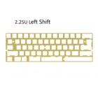 Латунная пластина KBDFANS DZ60 для механической клавиатуры, металлическая пластина CNC