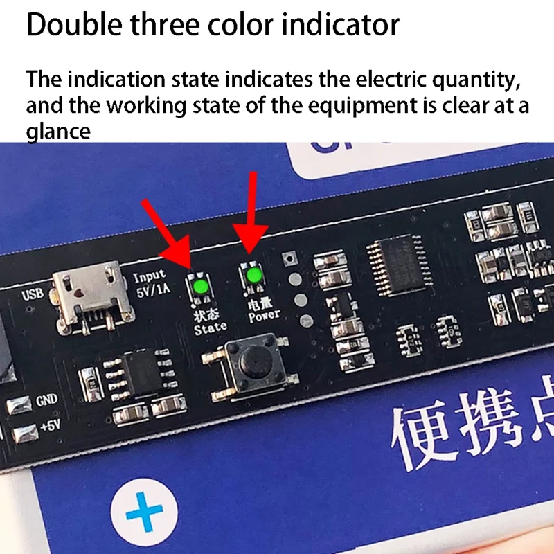 

DIY Portable Battery Spots Welder Pen Model PCB Circuit Board Control Welding Machine 18650 Energy Storage Spot Solder