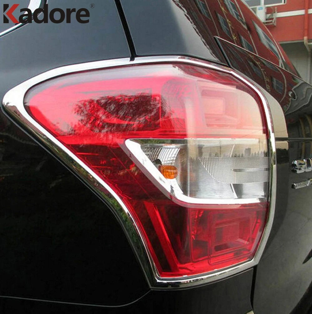 Для Subaru Forester 2013 2014 2015 ABS хром авто аксессуары задний фонарь Крышка лампы ободок