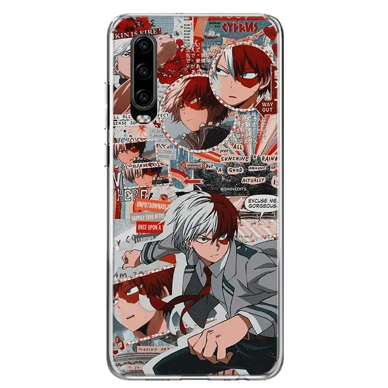 

Hot My Hero Academia Manga Phone Case Cover For Huawei P40 P30 P20 P10 Mate 30 20 10 Pro Lite P smart Z Plus Trend Pattern Coque