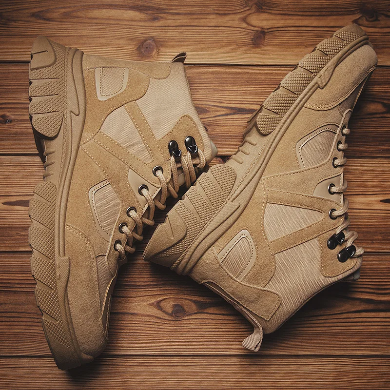 Дезерты тактические военные ботинки армейские Chukka ботильоны высококачественные