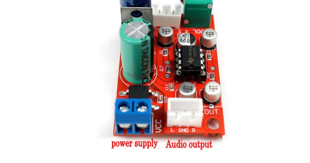 DC 12V 24V NE5532 усилитель предусилитель board OPAMP с регулятором громкости|Усилители