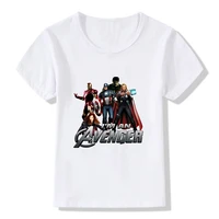 marvel the avengers kids t shirt movie characters cool letters print t shirt children costumes boys girls clothing tops tees