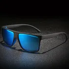 Солнцезащитные очки с поляризацией UV400 Мужские, Классические брендовые дизайнерские зеркальные солнечные очки квадратной формы, для вождения