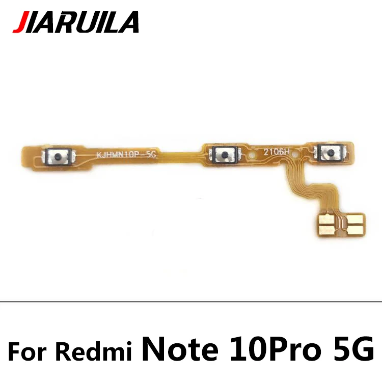 Для Xiaomi Redmi Note 4X 5 4 3 6 8 9S 7 9 10 Pro 5G 9T/ 9TPro кнопка включения/выключения питания Клавиша