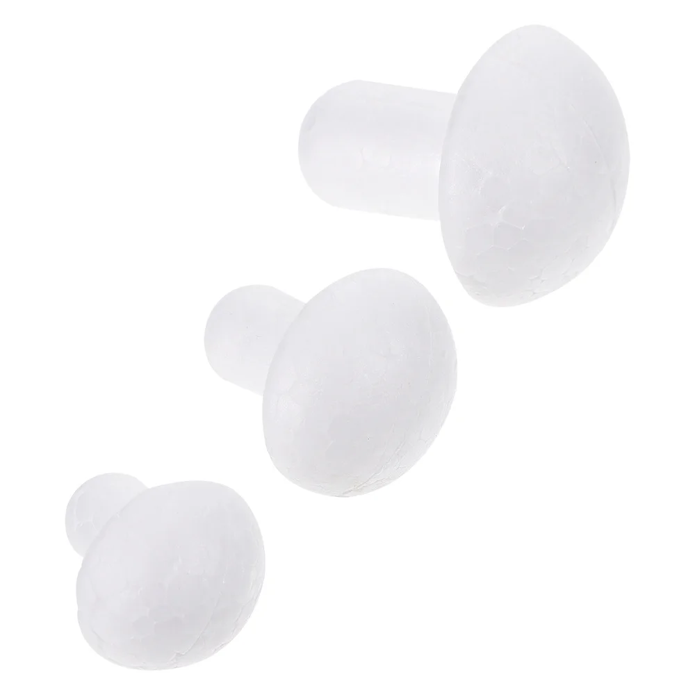 

100pcs White Mushroom Fake Mushrooms Imitation Tiny Mushrooms for Decor