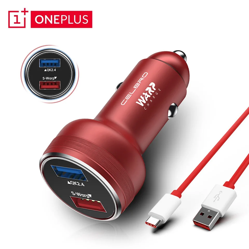 Автомобильное зарядное устройство One Plus быстрое 30 Вт автомобильное для Oneplus Nord N10