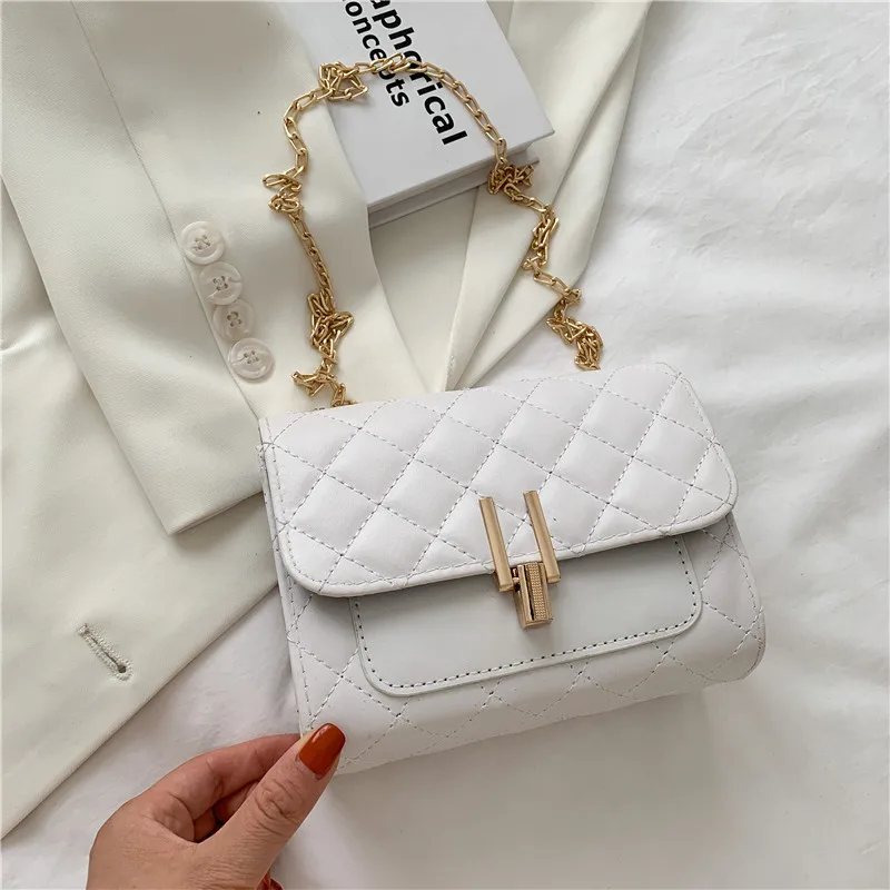 

Pleated Bags for Women 2021 Summer Ladies Handbag Korean Texture Underarm Shoulder Bagtexture Large Capacity Pearl Chain Rhombic
