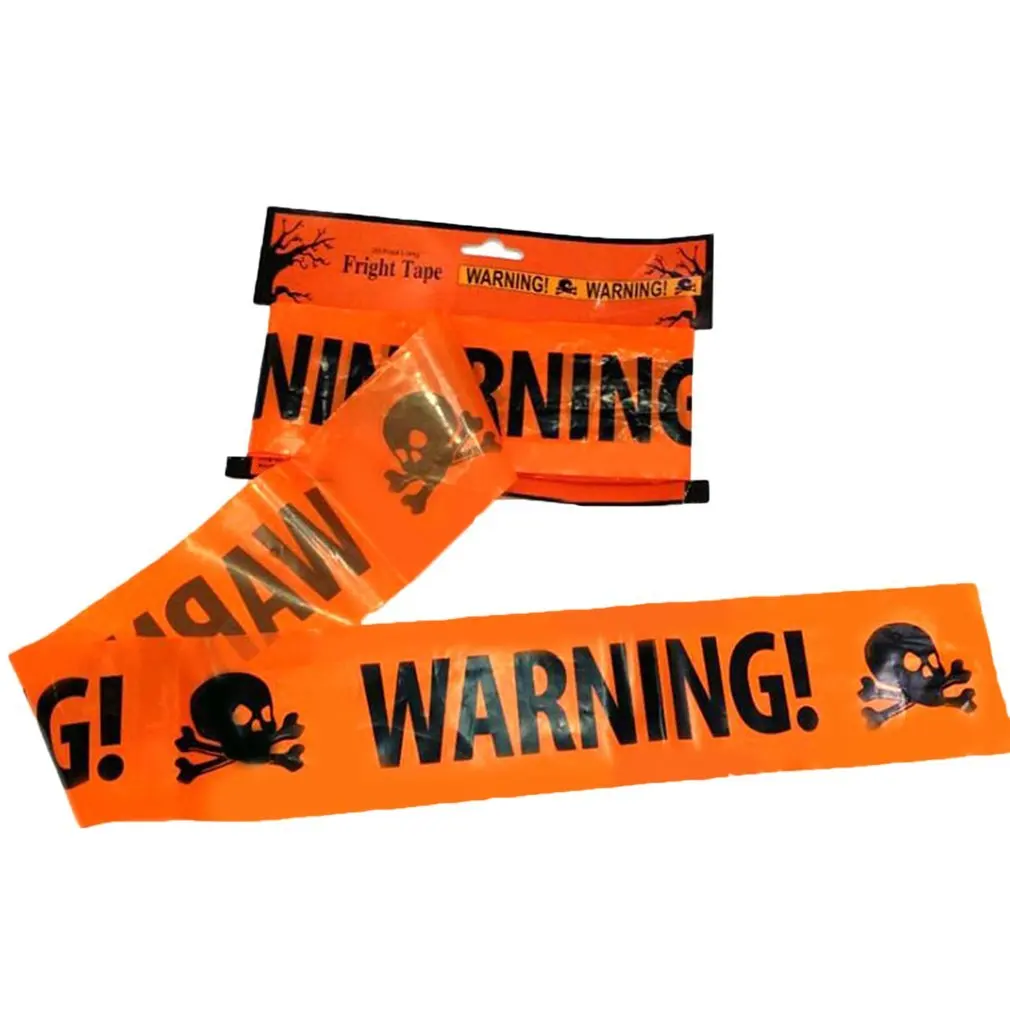 Предупреждение ющая сигнальная лента Хэллоуин вечерние реквизит декор