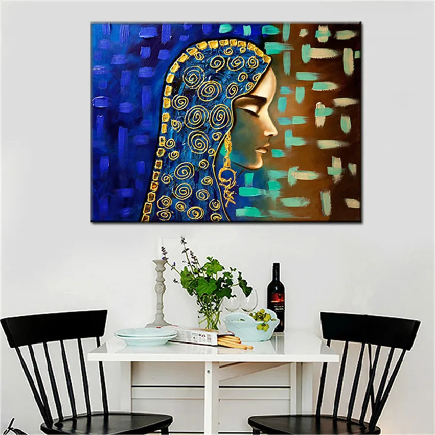 

handmade egyptian girl oil painting on canvas Islam woman figure paintings wall pictures for living room Home Decor large