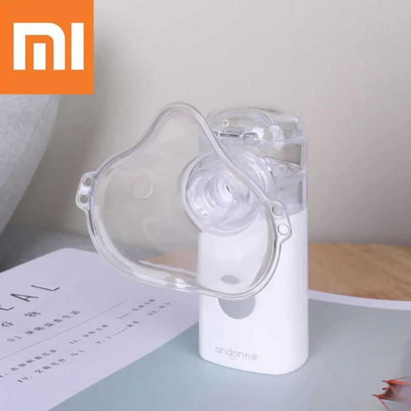 Xiaomi Andon, небулайзер, мини, портативный бесшумный распылитель, ручной, 0,2 мл/мин., скорость астмы, респиратор, увлажнитель для детей и взрослых - Цвет: White
