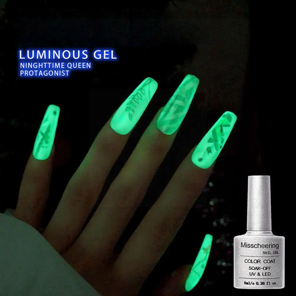 

8ml Nail Art Luminous Sealing Layer Basic Phototherapy Glue Primer Removable Functional Luminous Sealing Layer and Disposab Z2C6