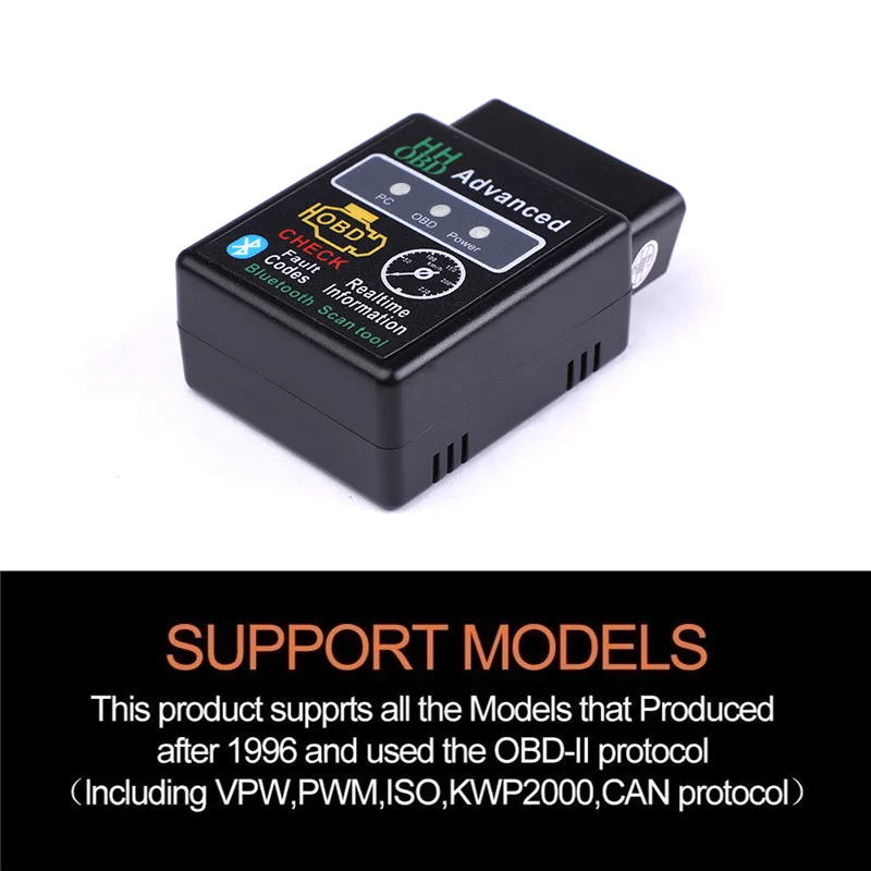 OBD ELM327 Bluetooth Автомобильный диагностический инструмент для Kia Rio 4 X-Line Lada Vesta VW POLO 6R 6C