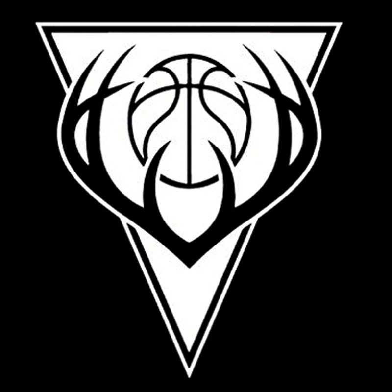 

Car Stickers Fun Cartoon Basketball Sport Silhouette PVC Car Stickers Black/silver 12.5cm * 14.5cm