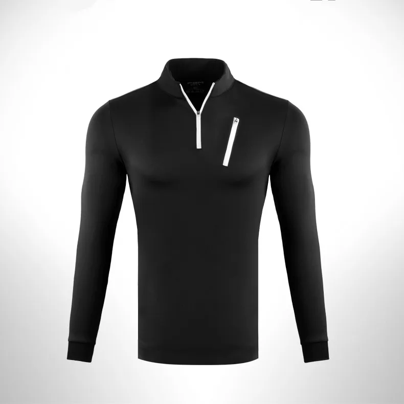 Новинка! Мужская теплая куртка PGM футболка с длинными рукавами и воротником на