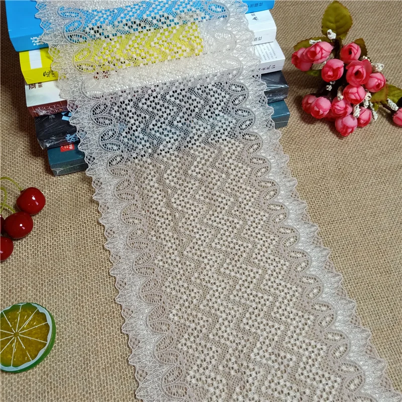 Женская ночная рубашка белая красная Шантильи ширина 20 см | Дом и сад