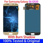 Оригинальный сменный сенсорный AMOLED-экран с ожогом shadow S6 для SAMSUNG GALAXY S6 G920 SM-G920F G920F G920FD, дигитайзер в сборе