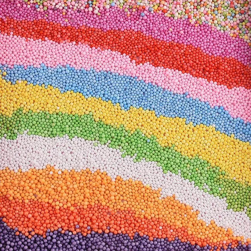 

Micro-Polystyrene Styrofoam Beads Small Foam Balls Slime Beads Set with 3 Slime Tools Fit for Slime Making Art DIY Craft, (Conta